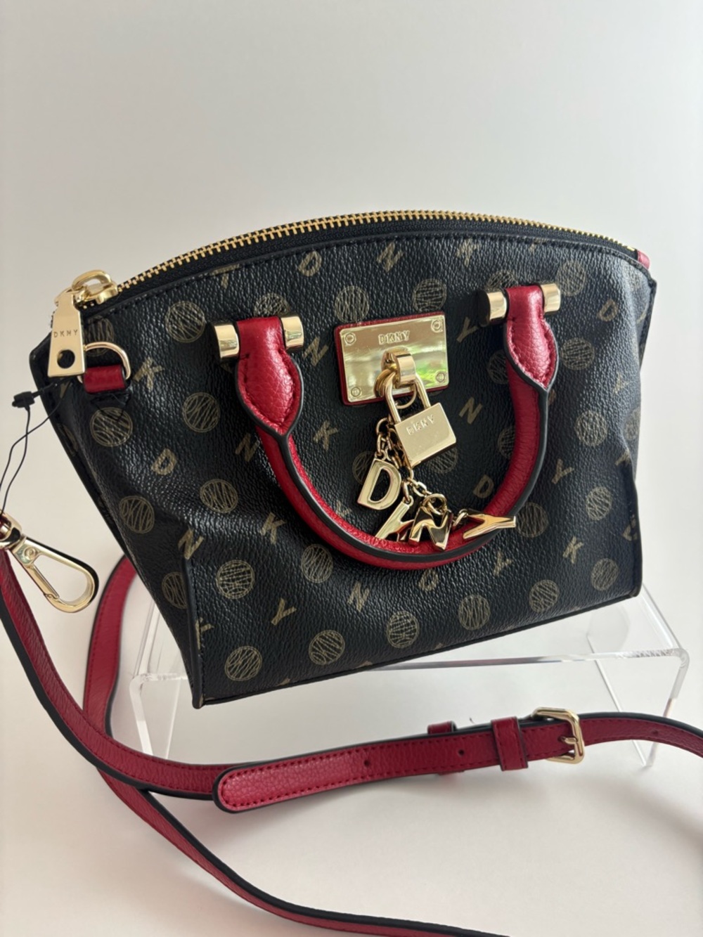 DKNY Elissa Mini Heritage Logo Satchel